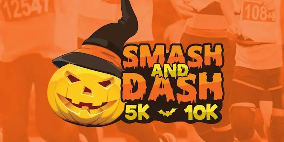 Smash Dash 5k/10k pumpkin logo